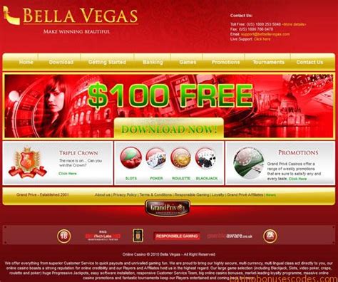 bella vegas free chip|Bella Vegas Casino Bonus Codes .